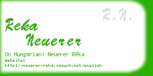 reka neuerer business card